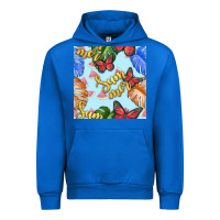 Cobalt summer and leaf seamless pattern Urban Hoodie - BundleAndBundleShop