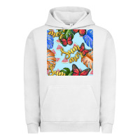 Pigment Lunar Rock summer and leaf seamless pattern Urban Hoodie - BundleAndBundleShop