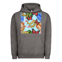 Pigment Tornado summer and leaf seamless pattern Urban Hoodie - BundleAndBundleShop