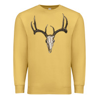 Antique Gold deer skull Premium Sweatshirt - RanaPortraitStore
