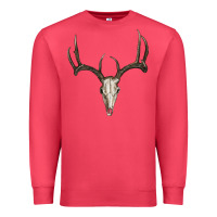 Cardinal deer skull Premium Sweatshirt - RanaPortraitStore