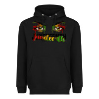 Black Juneteenth eyes Heavyweight Hoodie - RanaPortraitStore