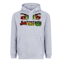 Heather Grey Juneteenth eyes Heavyweight Hoodie - RanaPortraitStore