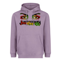 Lavender Juneteenth eyes Heavyweight Hoodie - RanaPortraitStore