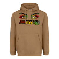 Juneteenth Eyes Heavyweight Hoodie | Teevron