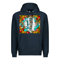 Navy blessed teacher tumbler Premium Hoodie - BundleAndBundleShop