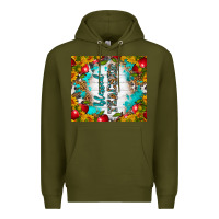 Army Green blessed teacher tumbler Premium Hoodie - BundleAndBundleShop