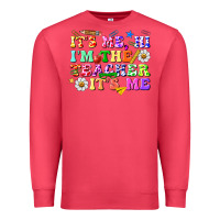 Cardinal its me hi im the teacher its me Premium Sweatshirt - texasbilliewilder