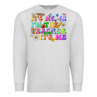 Dove Grey its me hi im the teacher its me Premium Sweatshirt - texasbilliewilder