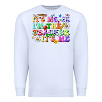 White its me hi im the teacher its me Premium Sweatshirt - texasbilliewilder