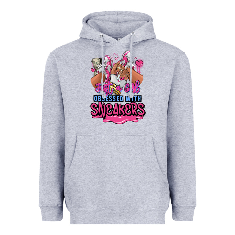 Just A Girl Obsessed With Sneakers Heavyweight Hoodie by RanaPortraitStore | Teevron