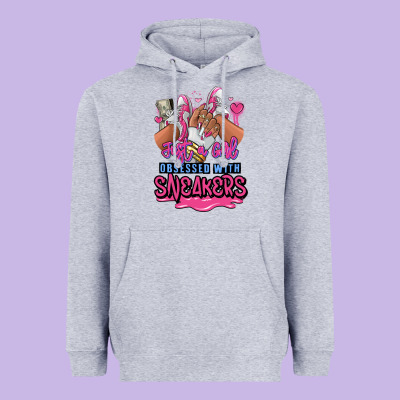 Heavyweight Hoodie Just a girl obsessed with sneakers