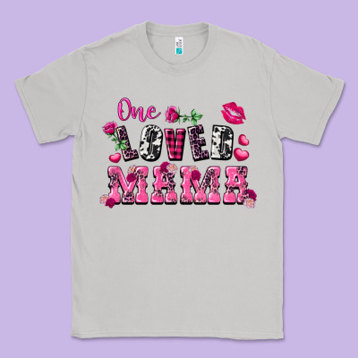 One Loved Mama Valentine's Day Classic Tee Designed By Fadigitalartstudio
