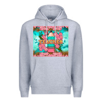 Heather Grey teacher floral pencil tumbler Premium Hoodie - BundleAndBundleShop