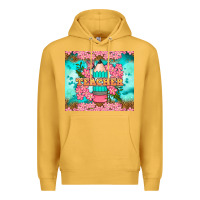 Mustard teacher floral pencil tumbler Premium Hoodie - BundleAndBundleShop