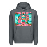 Rock teacher floral pencil tumbler Premium Hoodie - BundleAndBundleShop