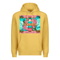Antique Gold teacher floral pencil tumbler Premium Hoodie - BundleAndBundleShop