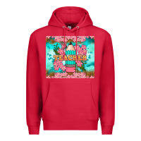 Cardinal teacher floral pencil tumbler Premium Hoodie - BundleAndBundleShop