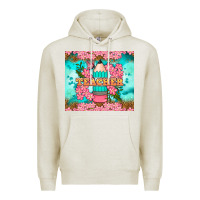 Oatmeal Heather teacher floral pencil tumbler Premium Hoodie - BundleAndBundleShop