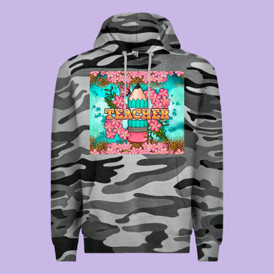 Teacher Floral Pencil Tumbler Premium Hoodie Designed By Bundleandbundleshop