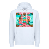 White teacher floral pencil tumbler Premium Hoodie - BundleAndBundleShop