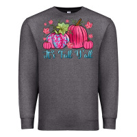 Charcoal Heather it s fall y all Premium Sweatshirt - Zillion Design Studio