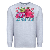 Heather Grey it s fall y all Premium Sweatshirt - Zillion Design Studio
