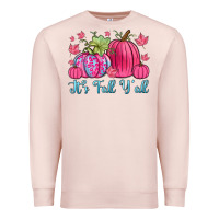 Pale Pink it s fall y all Premium Sweatshirt - Zillion Design Studio