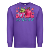 Purple it s fall y all Premium Sweatshirt - Zillion Design Studio