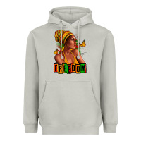 Moon Dust Juneteenth freedom afro woman Heavyweight Hoodie - RanaPortraitStore