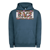 Pigment Midnight Navy race license plate Urban Hoodie - Artiststas