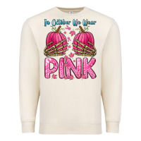 Sandshell in october we wear pink Premium Sweatshirt - Zillion Design Studio
