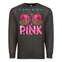 Smoke in october we wear pink Premium Sweatshirt - Zillion Design Studio