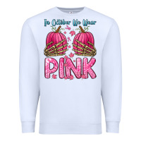 In October We Wear Pink Premium Sweatshirt | Teevron