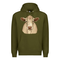 Army Green charolais Premium Hoodie - JahusDesignShop