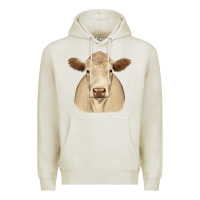 Oatmeal Heather charolais Premium Hoodie - JahusDesignShop
