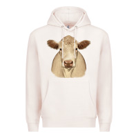Pale Pink charolais Premium Hoodie - JahusDesignShop