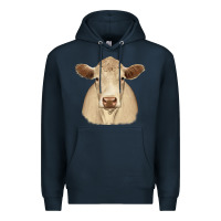 Navy charolais Premium Hoodie - JahusDesignShop