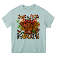 Arona Just a Little Moody Heavy Core Tee - CowhideDigitalArt