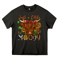 Asphalt Just a Little Moody Heavy Core Tee - CowhideDigitalArt