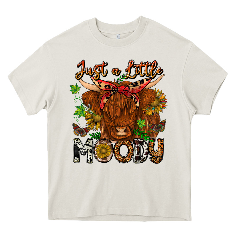 Just A Little Moody Heavy Core Tee by CowhideDigitalArt | Teevron