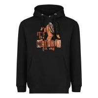Black It's the melanin for me Heavyweight Hoodie - RanaPortraitStore
