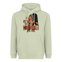 Matcha It's the melanin for me Heavyweight Hoodie - RanaPortraitStore