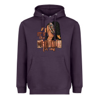 Plum It's the melanin for me Heavyweight Hoodie - RanaPortraitStore