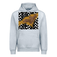 Heather Grey racing glitter leopard Urban Hoodie - JahusDesignShop