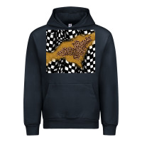 Navy racing glitter leopard Urban Hoodie - JahusDesignShop