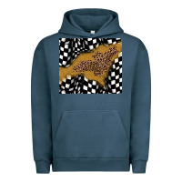 Pigment Midnight Navy racing glitter leopard Urban Hoodie - JahusDesignShop