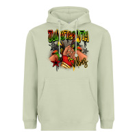 Matcha Juneteenth vibes black girl sneakers Heavyweight Hoodie - RanaPortraitStore