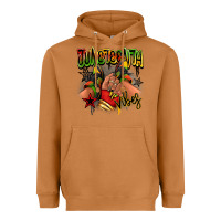 Meerkat Juneteenth vibes black girl sneakers Heavyweight Hoodie - RanaPortraitStore
