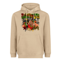 Mushroom Juneteenth vibes black girl sneakers Heavyweight Hoodie - RanaPortraitStore